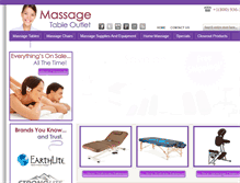Tablet Screenshot of massagetableoutlet.com